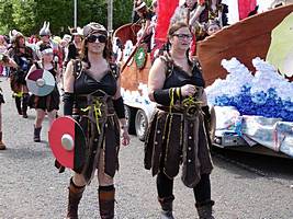 Vikings in procession