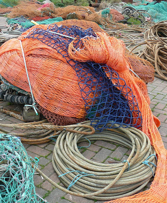 Fishing nets Girvan Harbour