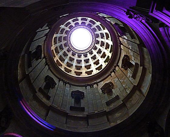 Inside the Dome of the Mausoleum, Hamilton
